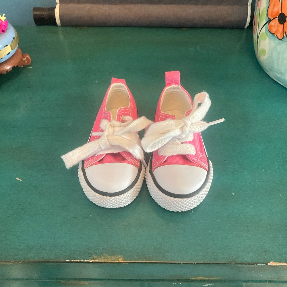 Koala Kids Pink Sneakers with Laces Baby Girl Size 3